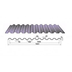 Профнастил Оцинкованный С16 (Гофра 16)